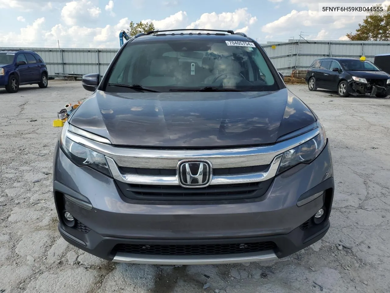 2019 Honda Pilot Exl VIN: 5FNYF6H59KB044555 Lot: 70405754