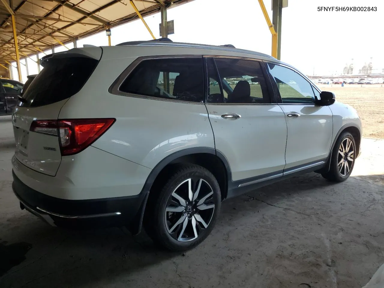 2019 Honda Pilot Touring VIN: 5FNYF5H69KB002843 Lot: 70543294