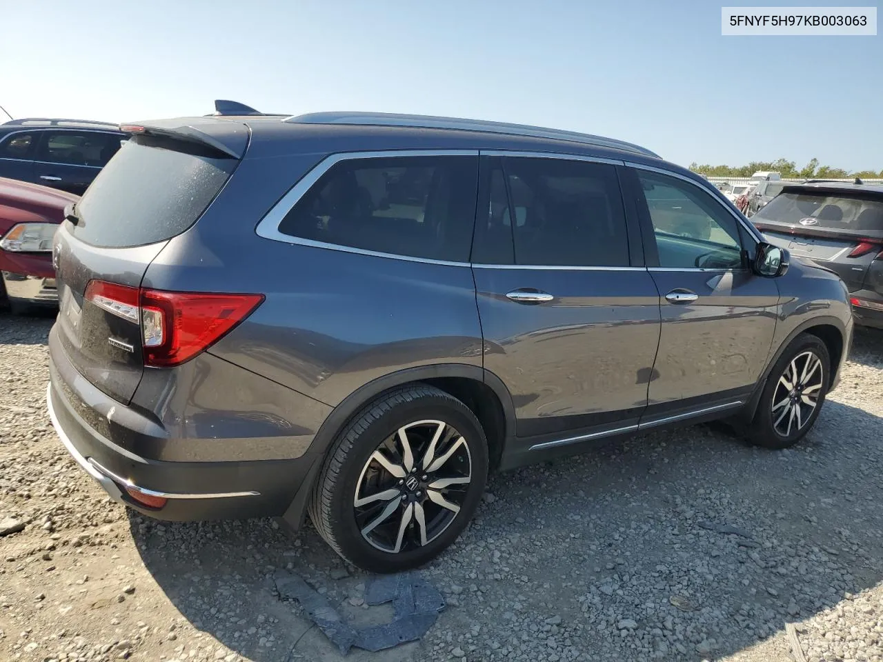 2019 Honda Pilot Touring VIN: 5FNYF5H97KB003063 Lot: 70787474