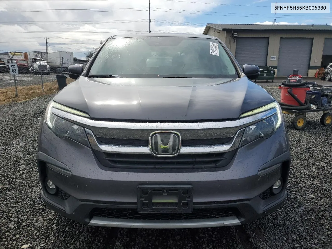 2019 Honda Pilot Exl VIN: 5FNYF5H55KB006380 Lot: 71057204