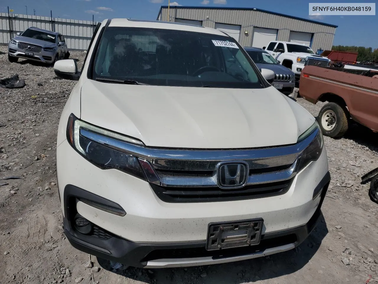 2019 Honda Pilot Exl VIN: 5FNYF6H40KB048159 Lot: 71752744