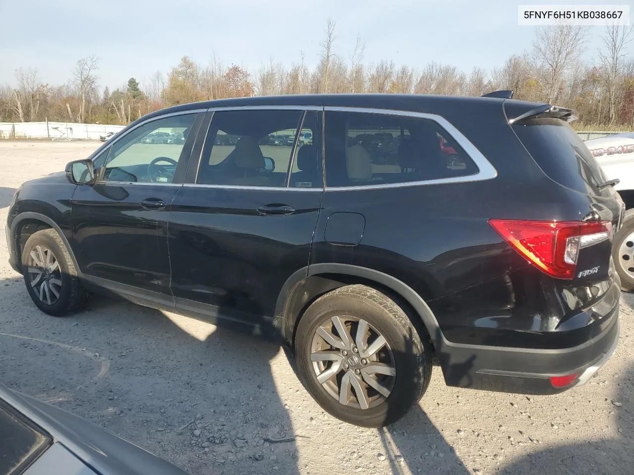 2019 Honda Pilot Exl VIN: 5FNYF6H51KB038667 Lot: 72132464