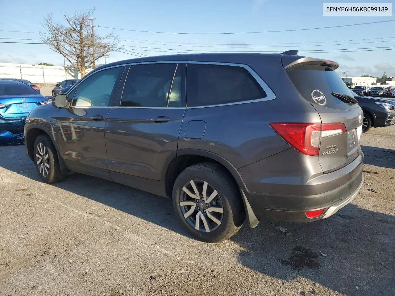 2019 Honda Pilot Exl VIN: 5FNYF6H56KB099139 Lot: 74197794