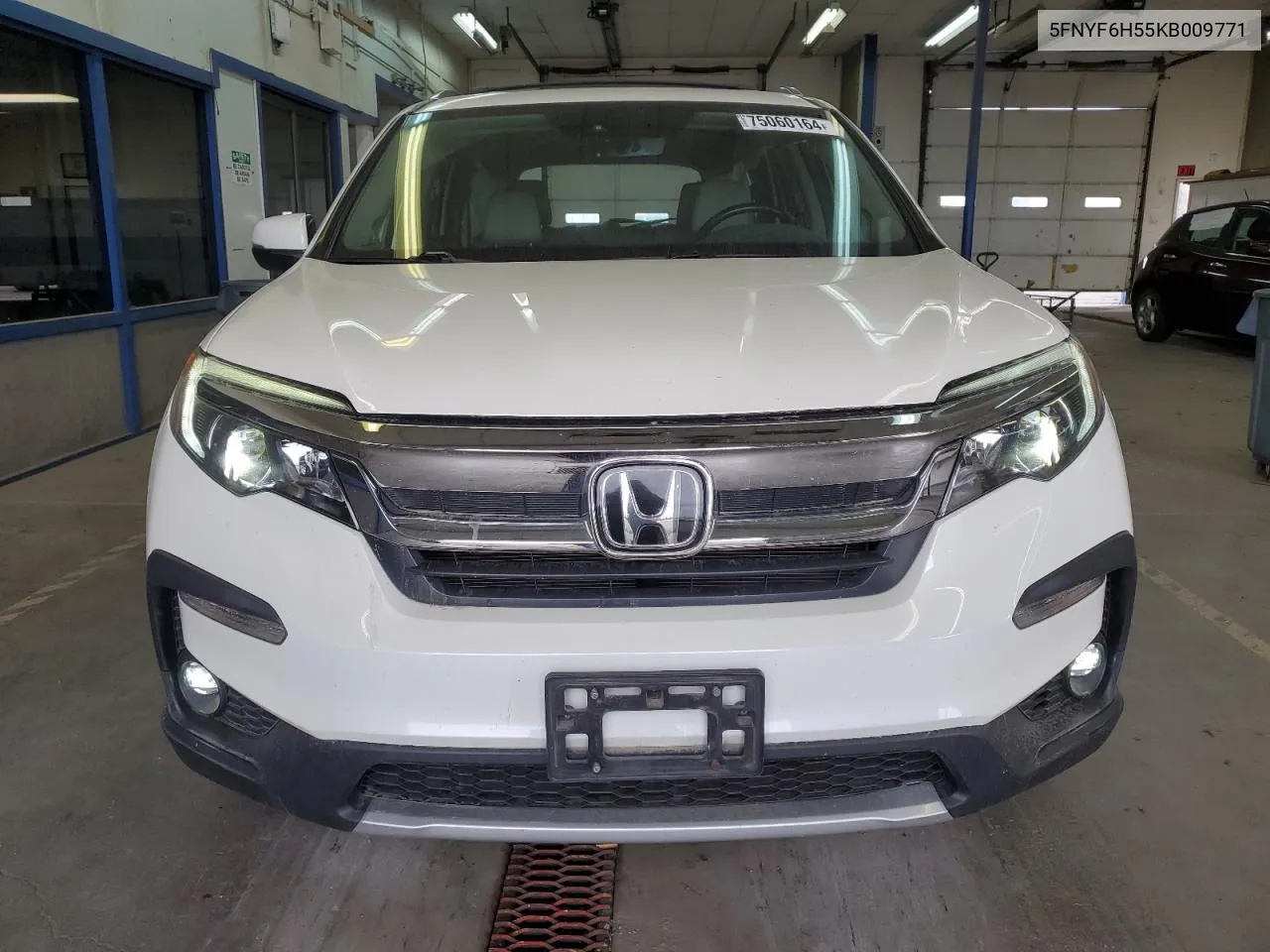 2019 Honda Pilot Exl VIN: 5FNYF6H55KB009771 Lot: 75060164