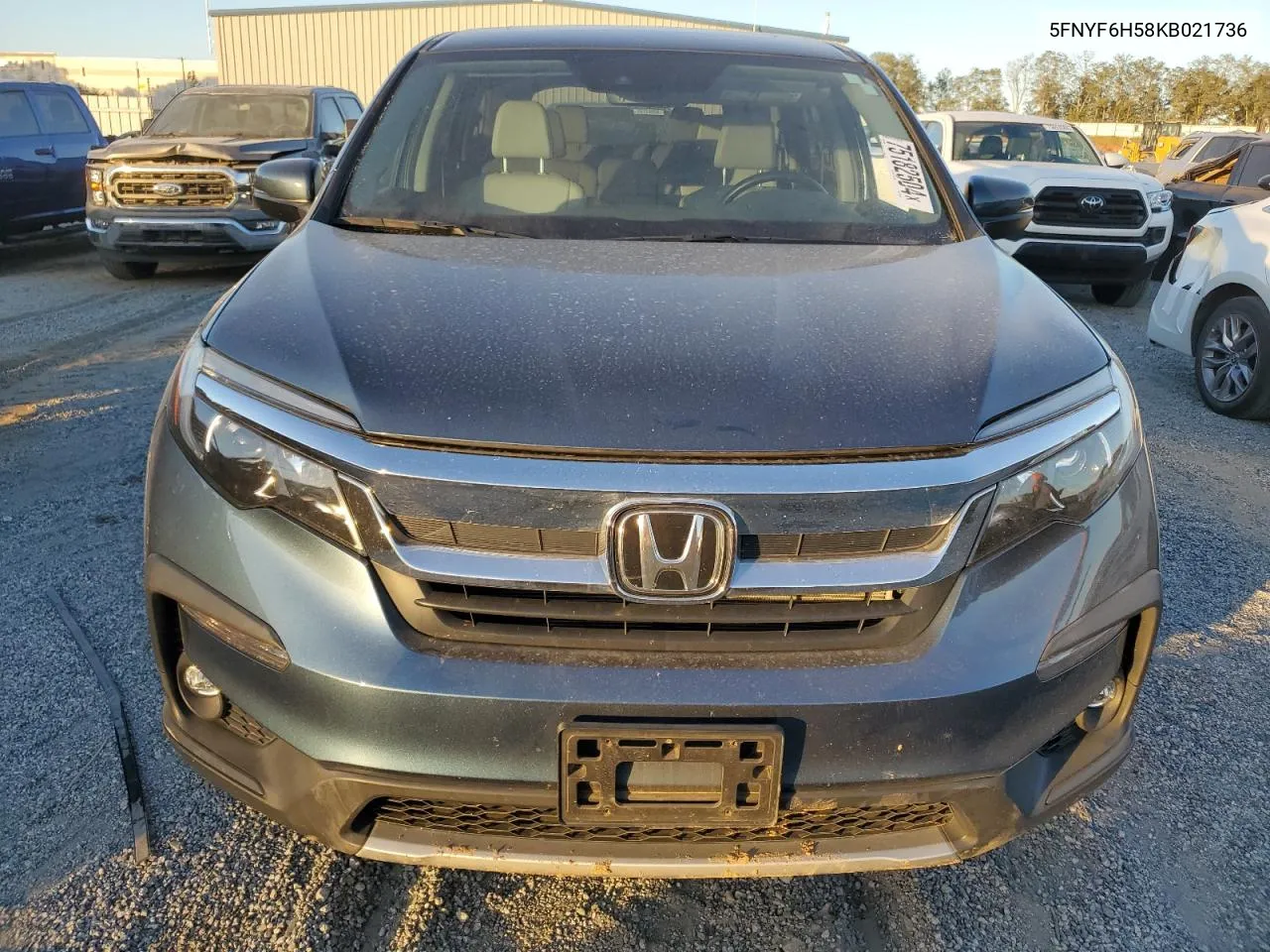 2019 Honda Pilot Exl VIN: 5FNYF6H58KB021736 Lot: 75182504