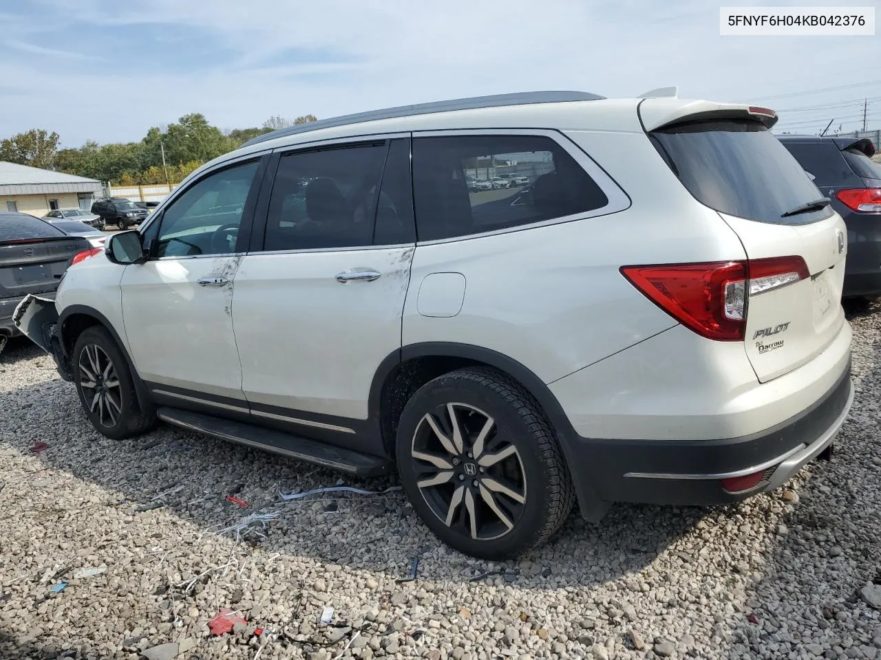 2019 Honda Pilot Elite VIN: 5FNYF6H04KB042376 Lot: 75815294