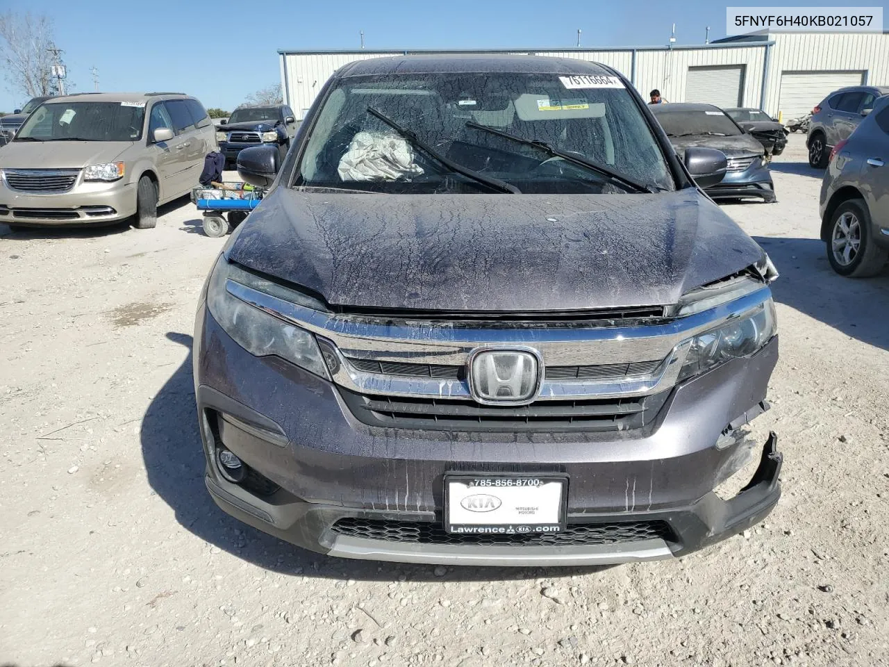 2019 Honda Pilot Exl VIN: 5FNYF6H40KB021057 Lot: 76116664