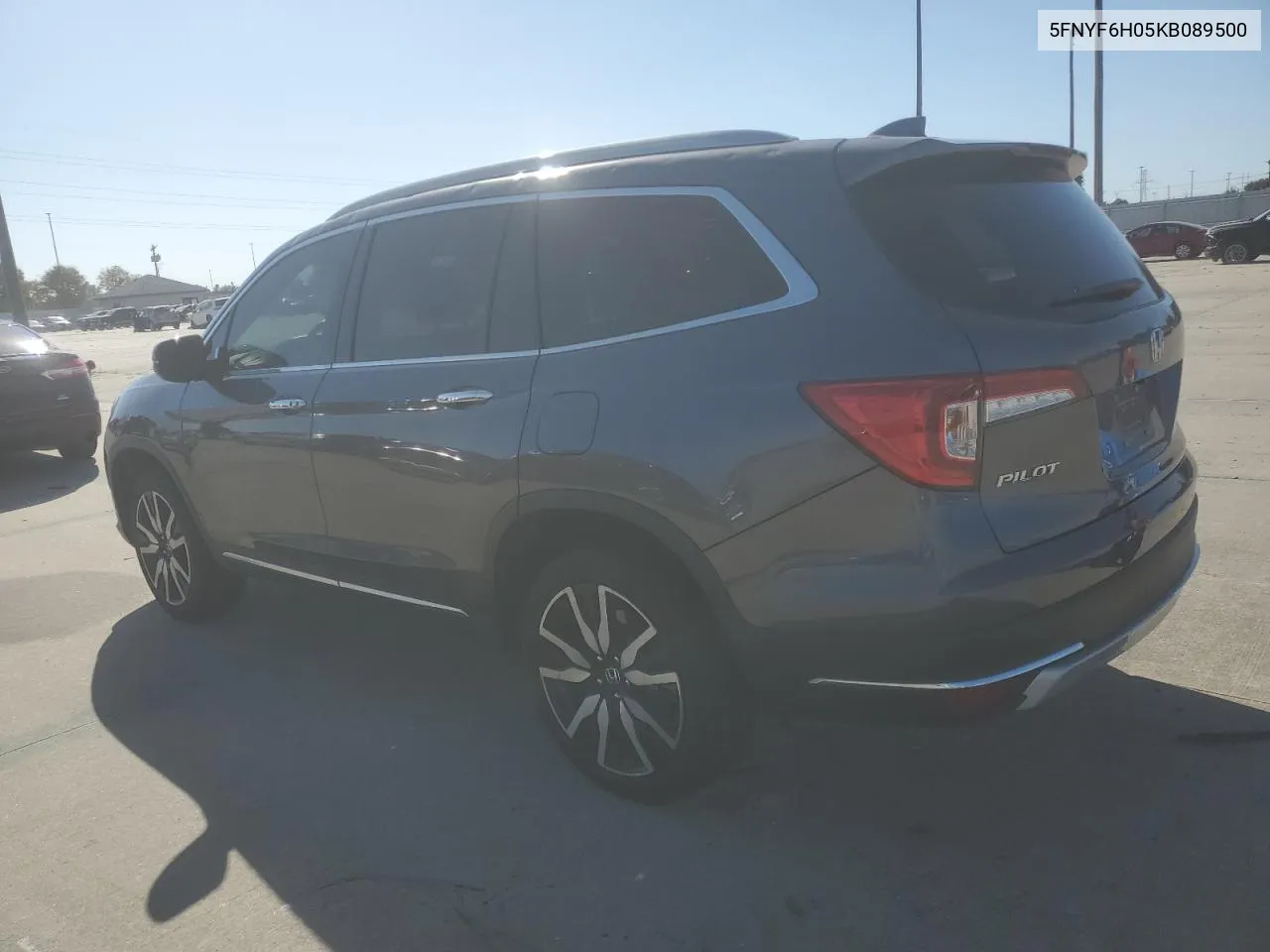 2019 Honda Pilot Elite VIN: 5FNYF6H05KB089500 Lot: 76822394