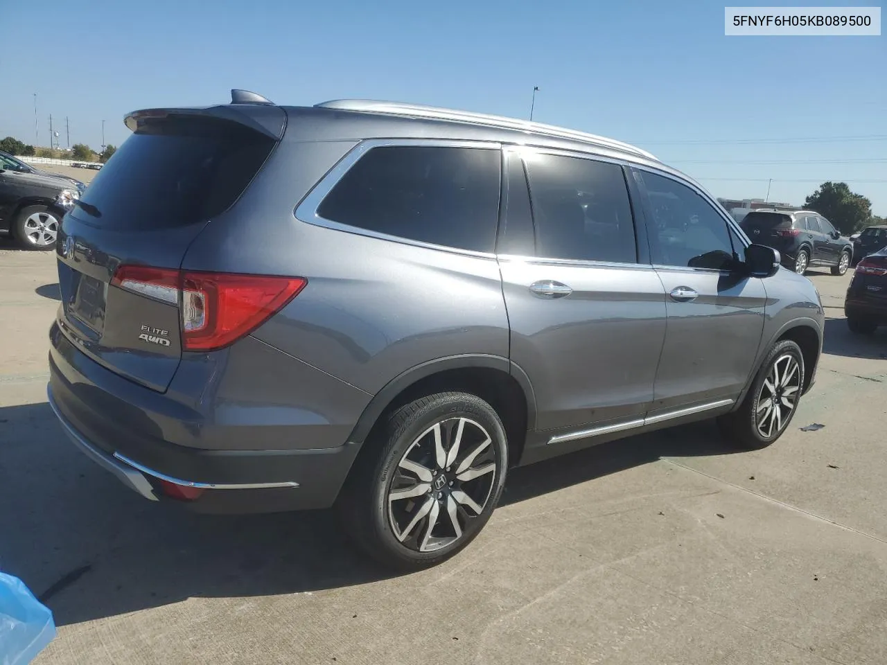 5FNYF6H05KB089500 2019 Honda Pilot Elite