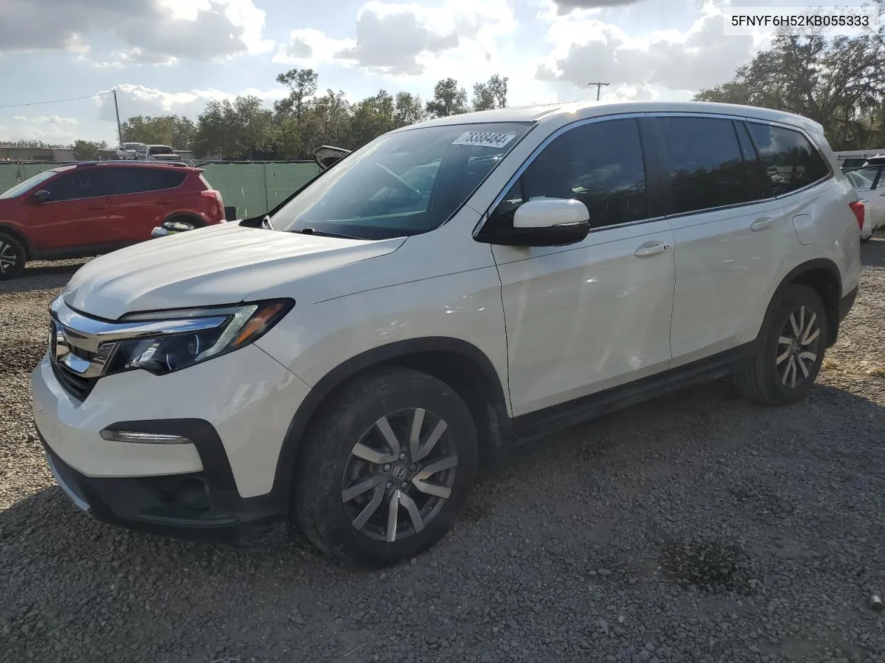 2019 Honda Pilot Exl VIN: 5FNYF6H52KB055333 Lot: 78388484