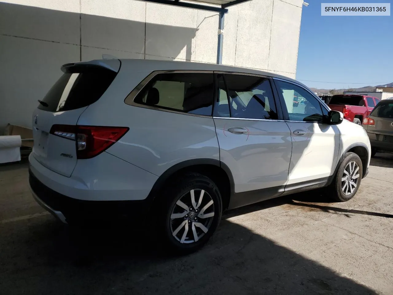 2019 Honda Pilot Exl VIN: 5FNYF6H46KB031365 Lot: 78748104