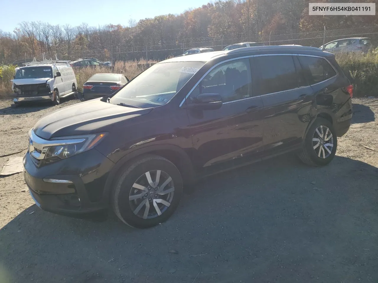 2019 Honda Pilot Exl VIN: 5FNYF6H54KB041191 Lot: 79610064