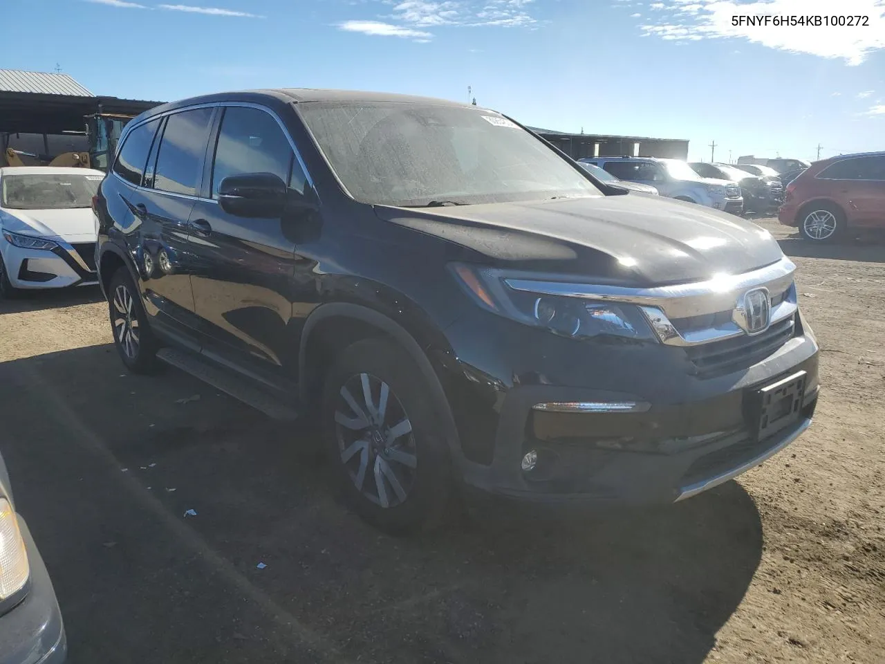 2019 Honda Pilot Exl VIN: 5FNYF6H54KB100272 Lot: 80854804