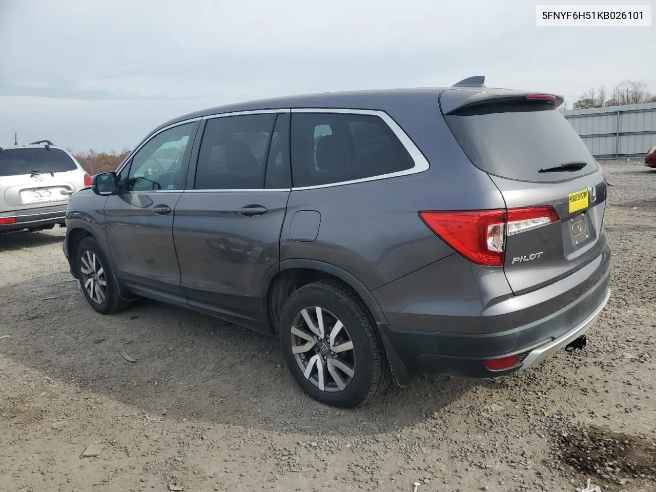 2019 Honda Pilot Exl VIN: 5FNYF6H51KB026101 Lot: 81243544