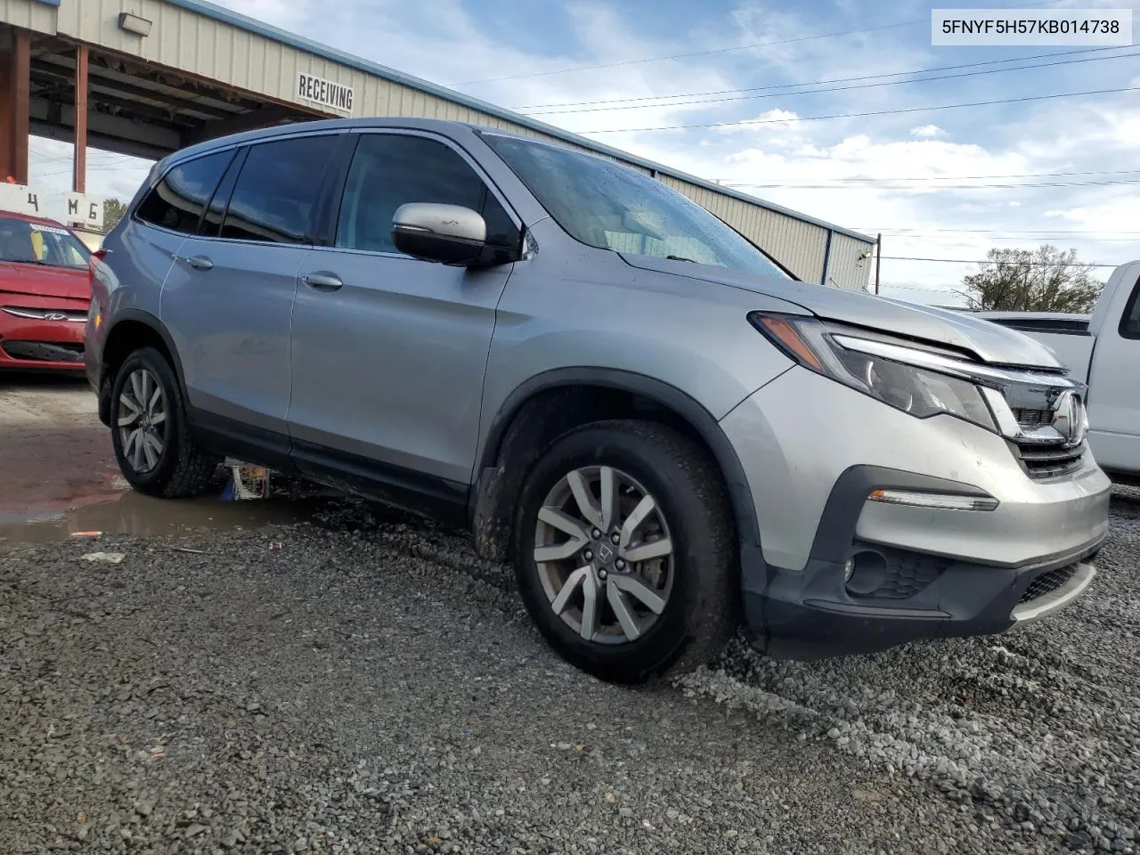 2019 Honda Pilot Exl VIN: 5FNYF5H57KB014738 Lot: 81360144