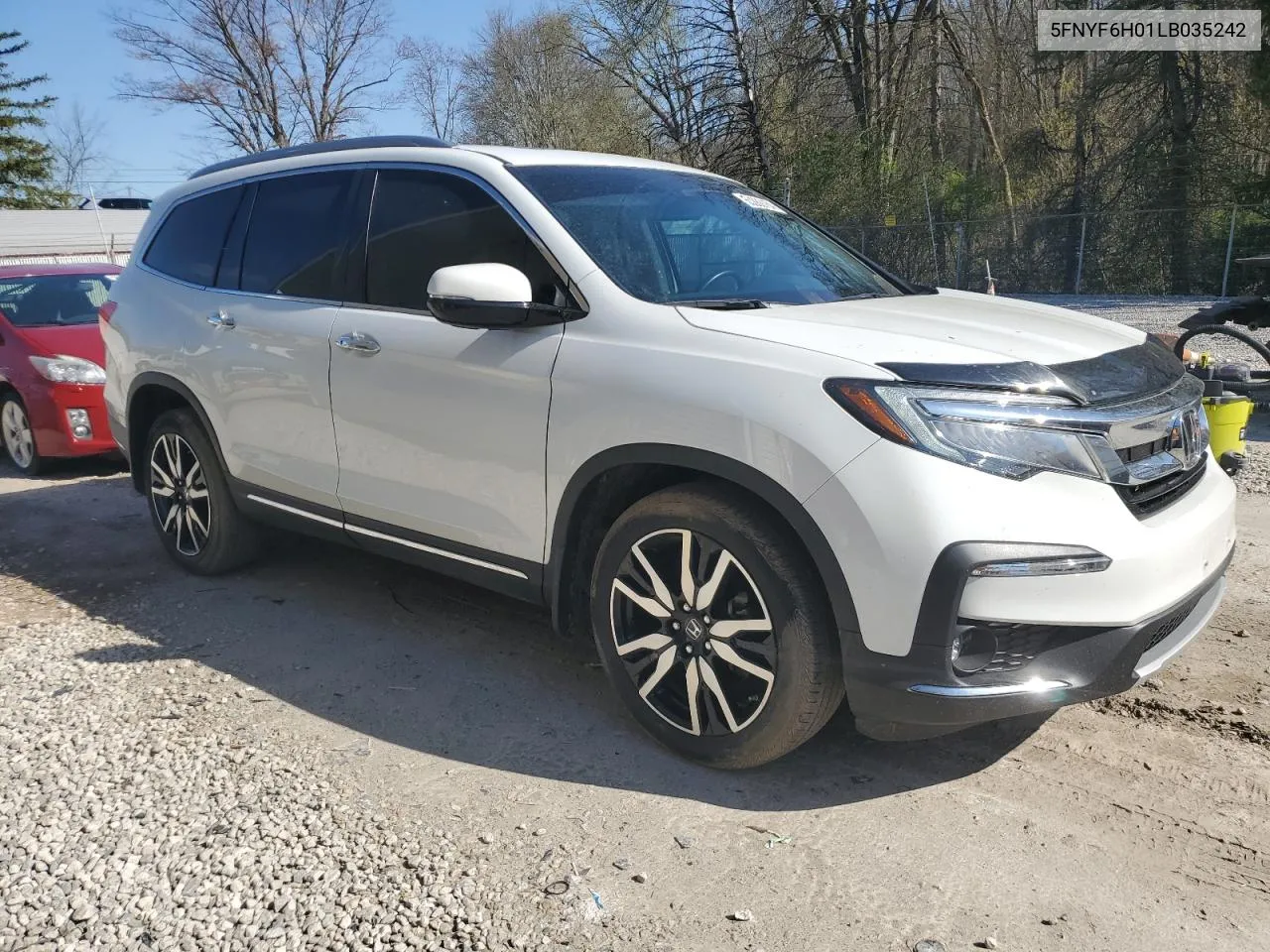 2020 Honda Pilot Elite VIN: 5FNYF6H01LB035242 Lot: 74355434