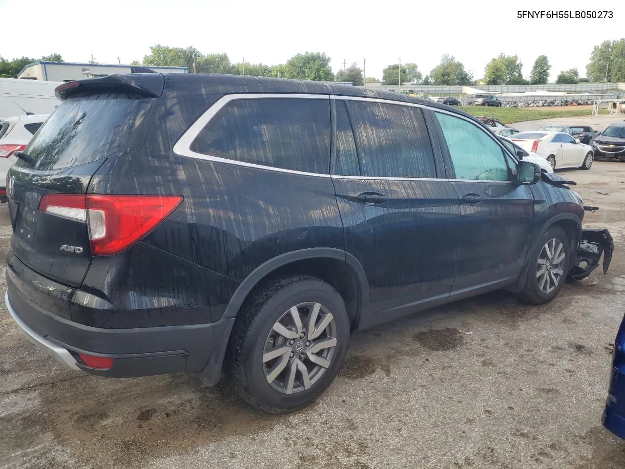 2020 Honda Pilot Exl VIN: 5FNYF6H55LB050273 Lot: 62229674