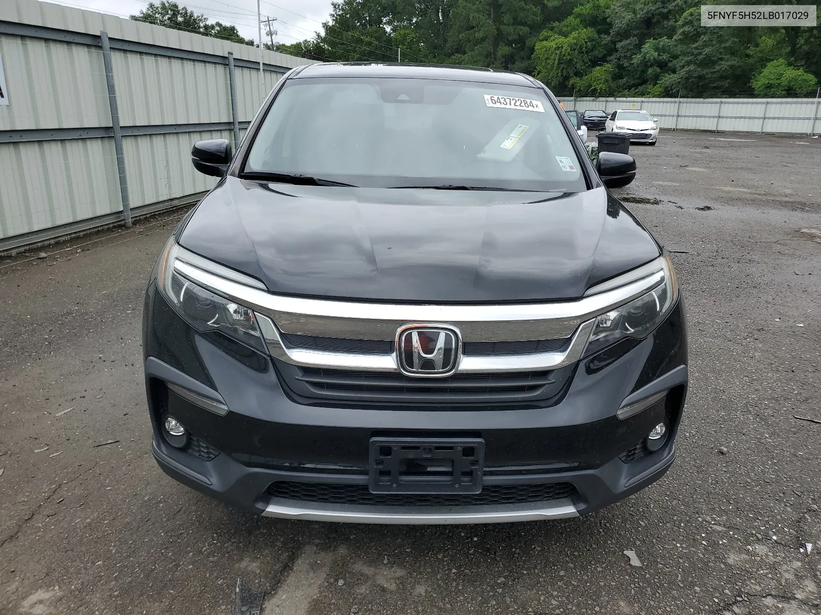 2020 Honda Pilot Exl VIN: 5FNYF5H52LB017029 Lot: 64372284