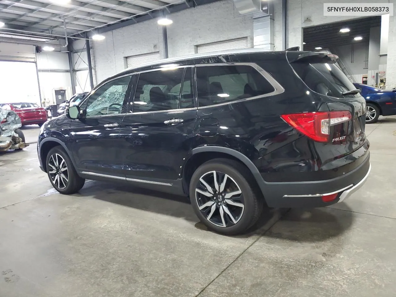 2020 Honda Pilot Elite VIN: 5FNYF6H0XLB058373 Lot: 69301174