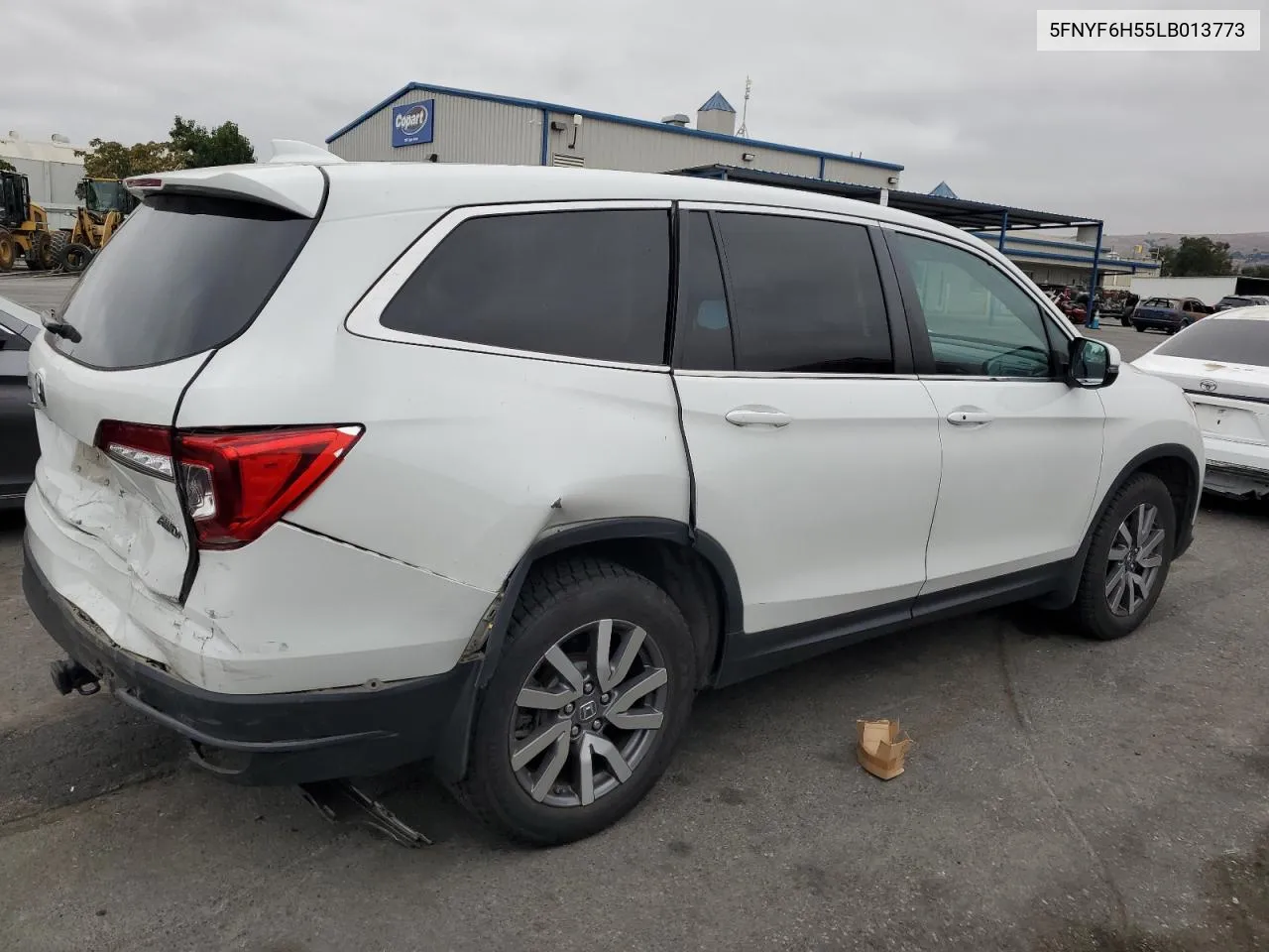 2020 Honda Pilot Exl VIN: 5FNYF6H55LB013773 Lot: 70267584