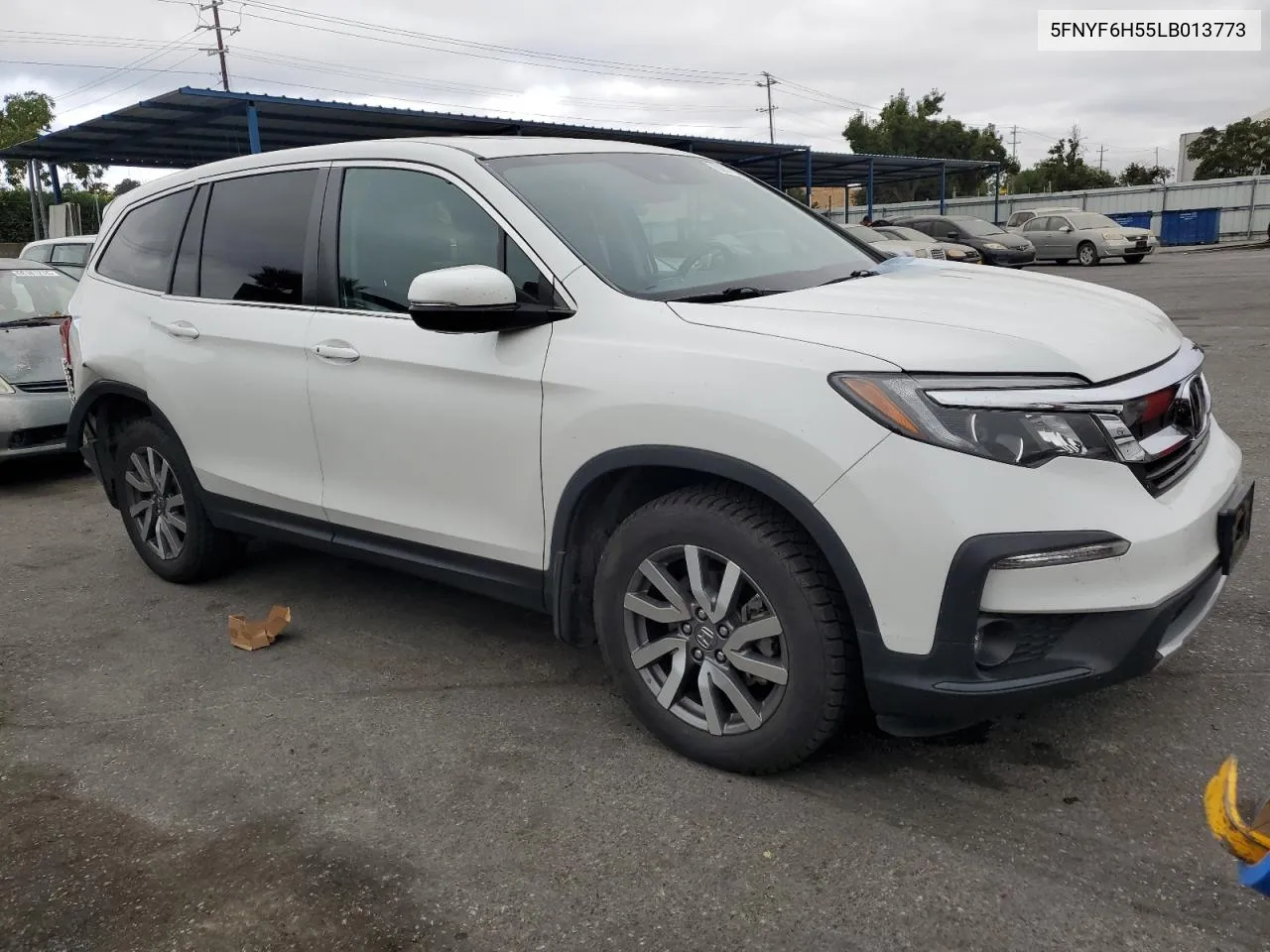 2020 Honda Pilot Exl VIN: 5FNYF6H55LB013773 Lot: 70267584