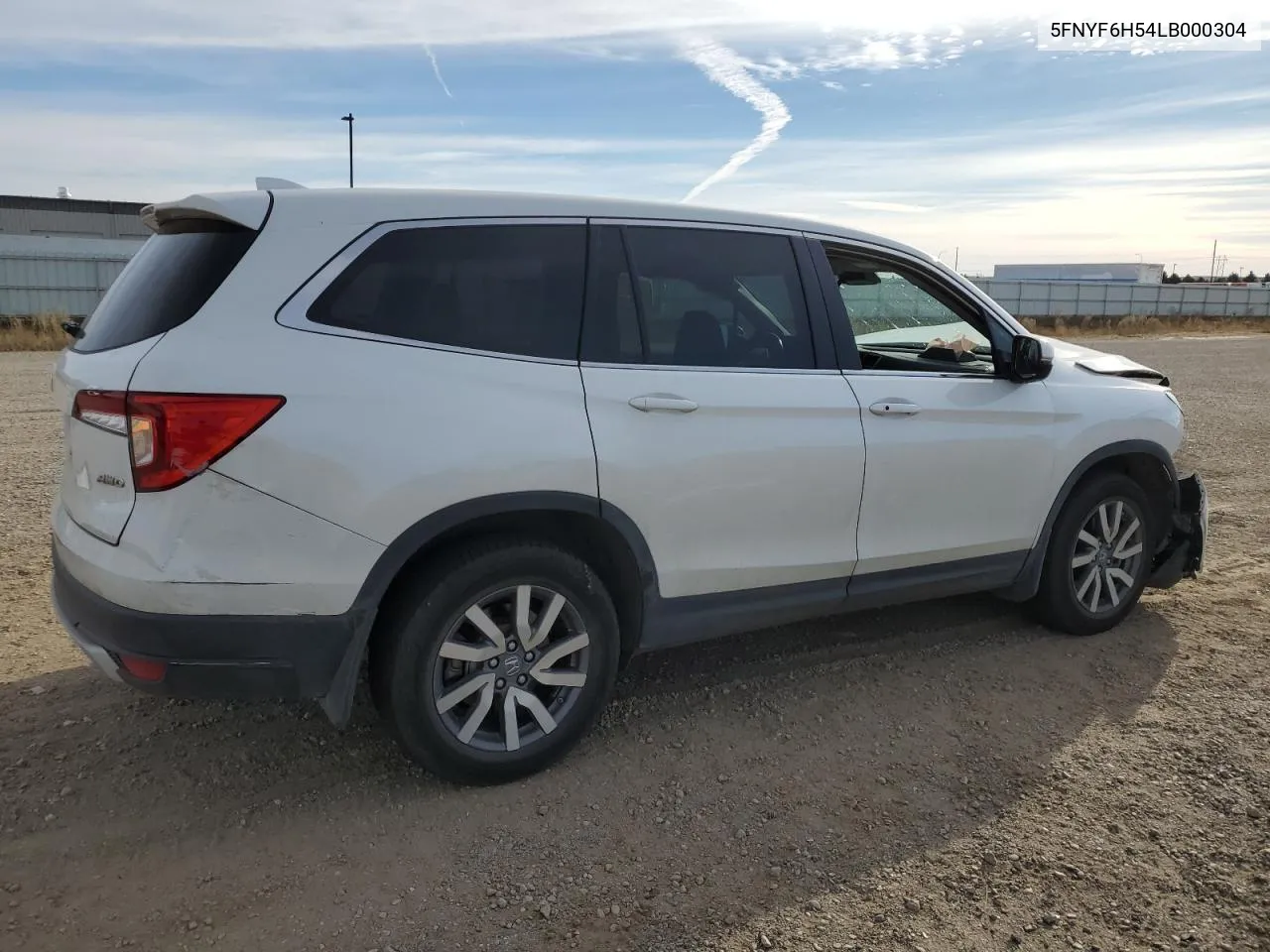 2020 Honda Pilot Exl VIN: 5FNYF6H54LB000304 Lot: 74059374