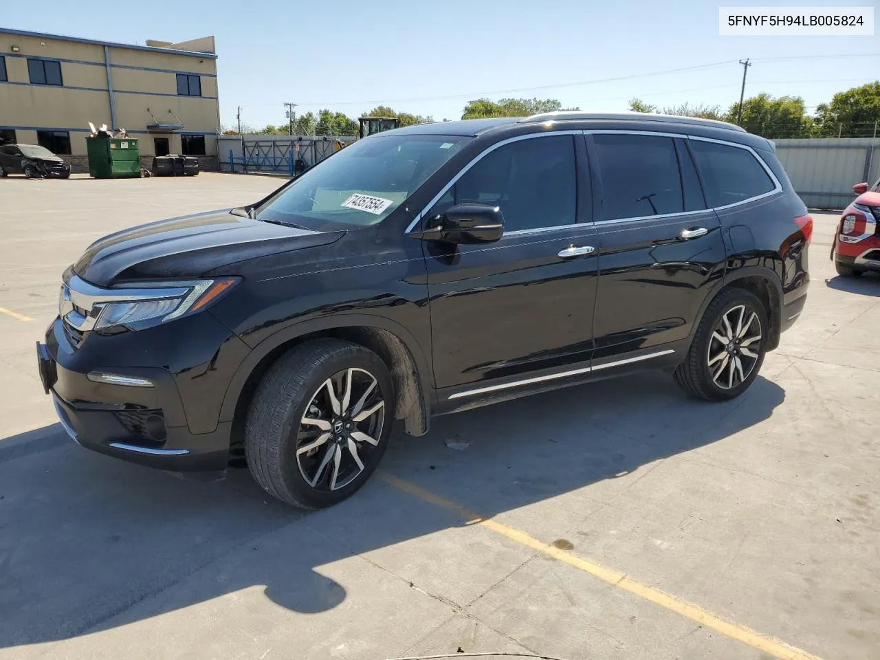 2020 Honda Pilot Touring VIN: 5FNYF5H94LB005824 Lot: 74357554