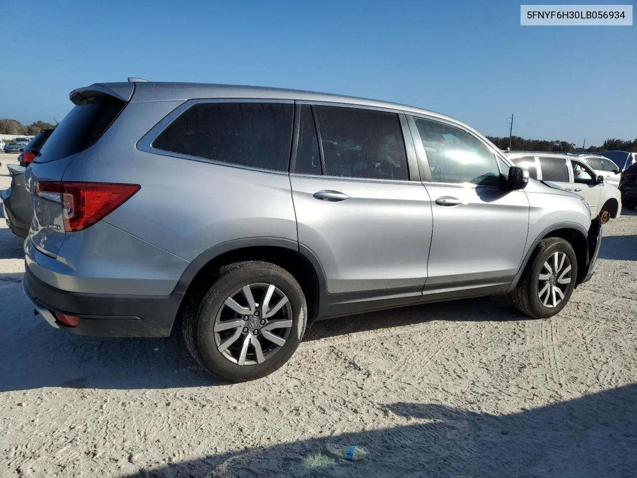 2020 Honda Pilot Ex VIN: 5FNYF6H30LB056934 Lot: 75988024