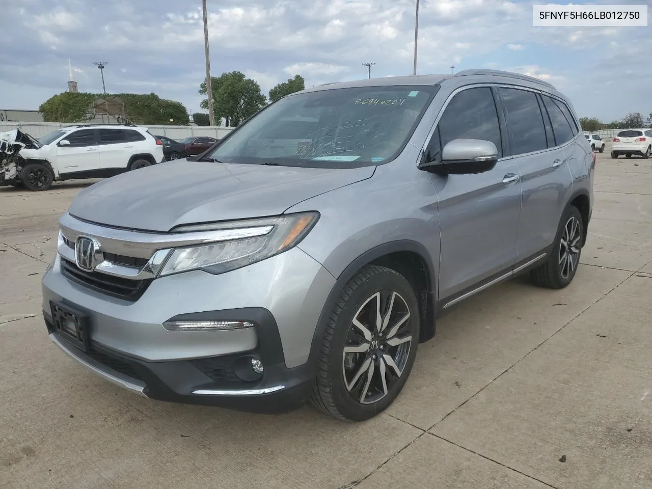 2020 Honda Pilot Touring VIN: 5FNYF5H66LB012750 Lot: 76940204