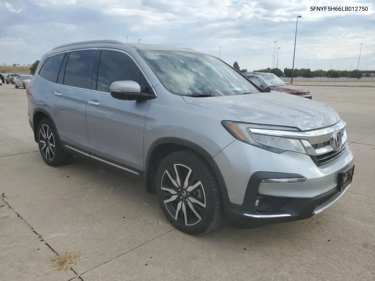 2020 Honda Pilot Touring VIN: 5FNYF5H66LB012750 Lot: 76940204