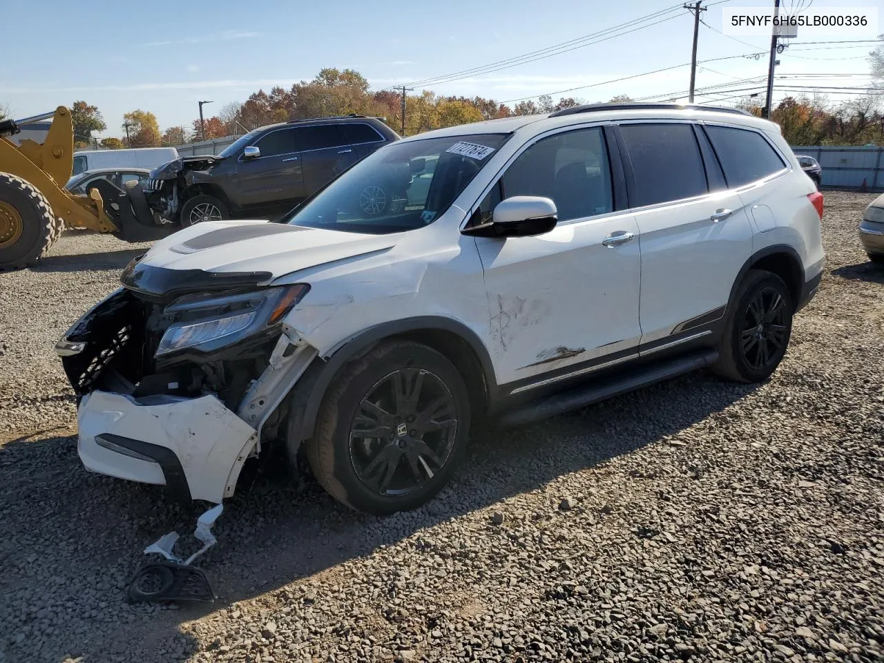 2020 Honda Pilot Touring VIN: 5FNYF6H65LB000336 Lot: 77277674