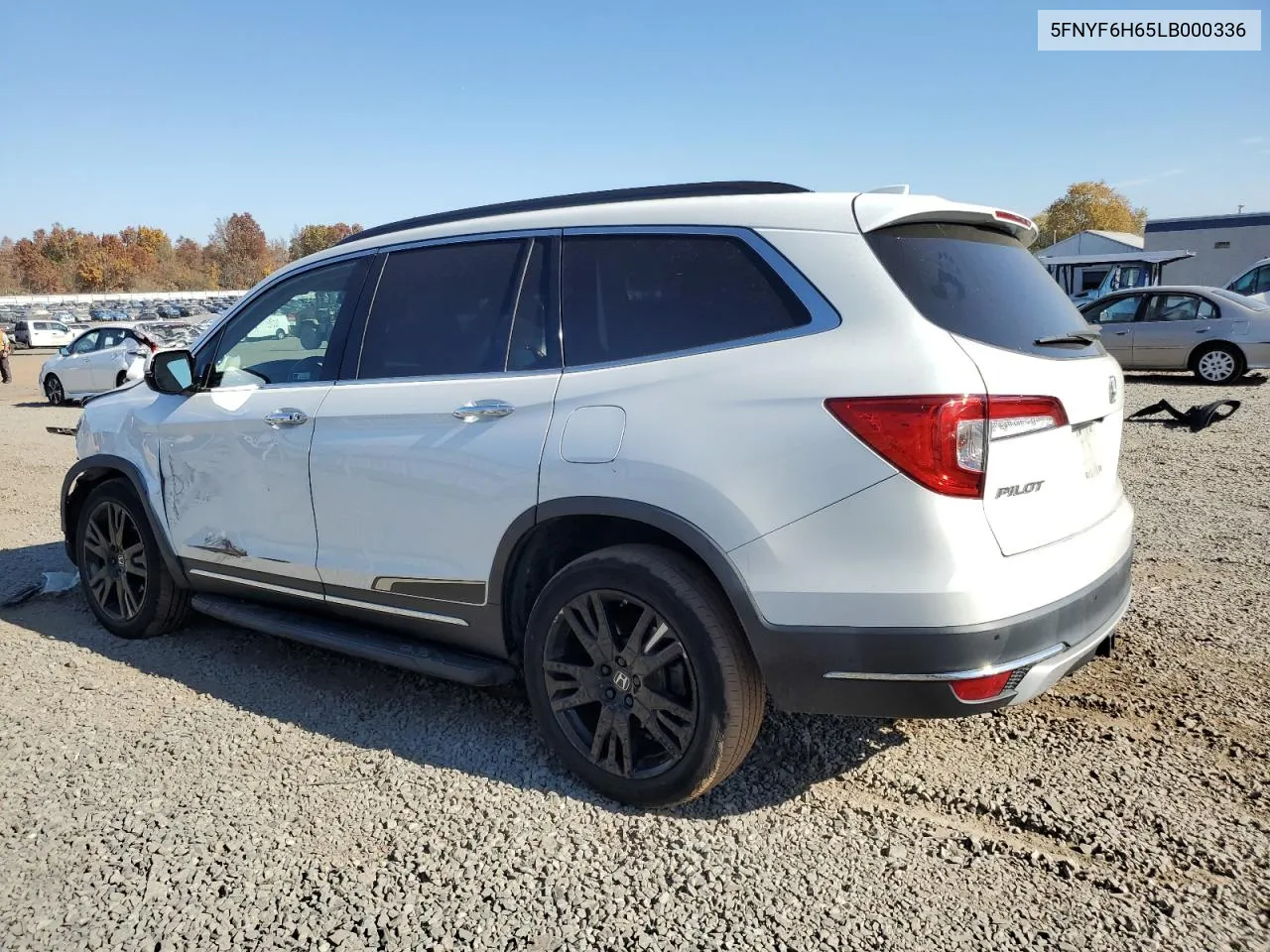 2020 Honda Pilot Touring VIN: 5FNYF6H65LB000336 Lot: 77277674