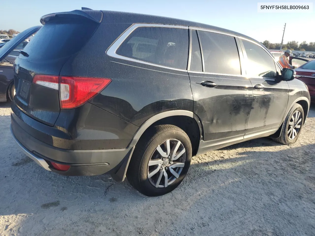 2020 Honda Pilot Exl VIN: 5FNYF5H58LB009663 Lot: 77520464