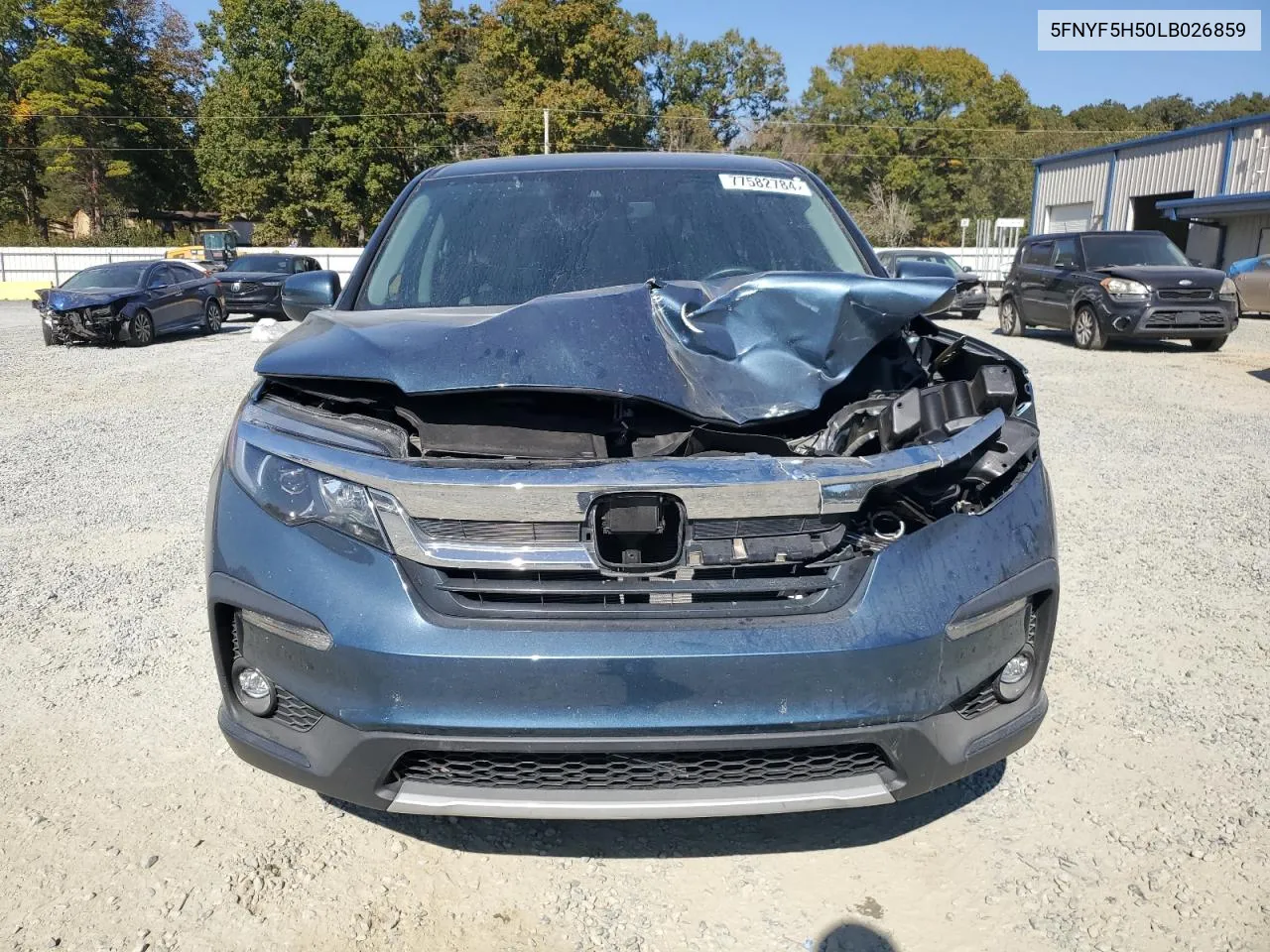 5FNYF5H50LB026859 2020 Honda Pilot Exl