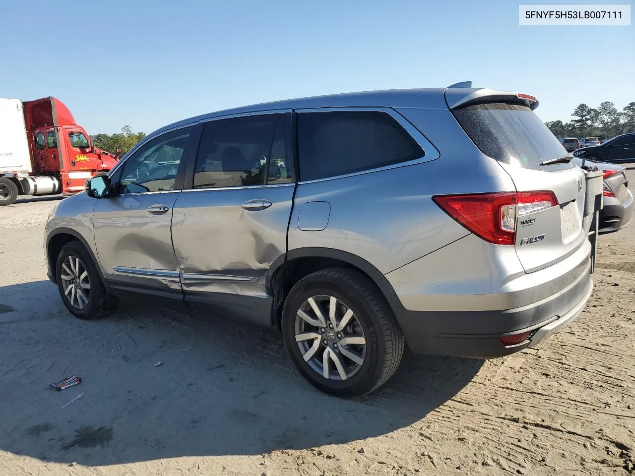 2020 Honda Pilot Exl VIN: 5FNYF5H53LB007111 Lot: 77738004