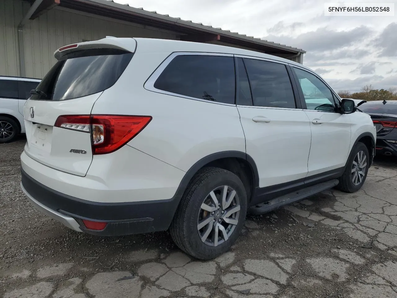 2020 Honda Pilot Exl VIN: 5FNYF6H56LB052548 Lot: 78412454