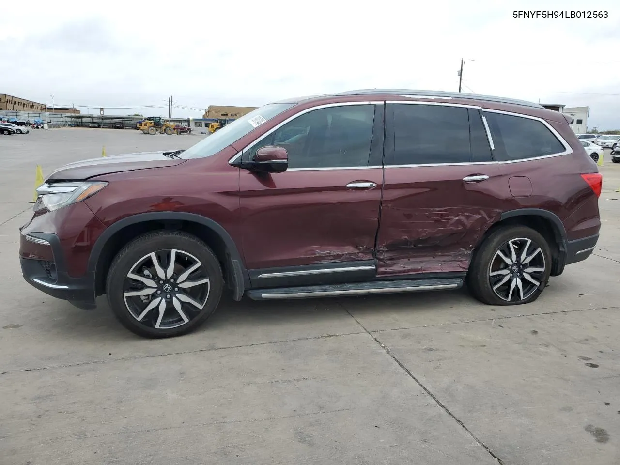 2020 Honda Pilot Touring VIN: 5FNYF5H94LB012563 Lot: 78901744