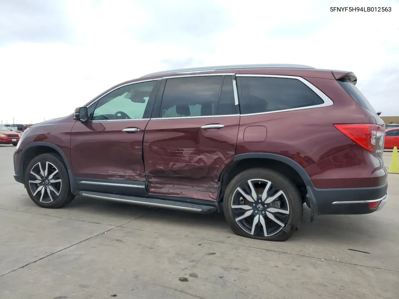 2020 Honda Pilot Touring VIN: 5FNYF5H94LB012563 Lot: 78901744