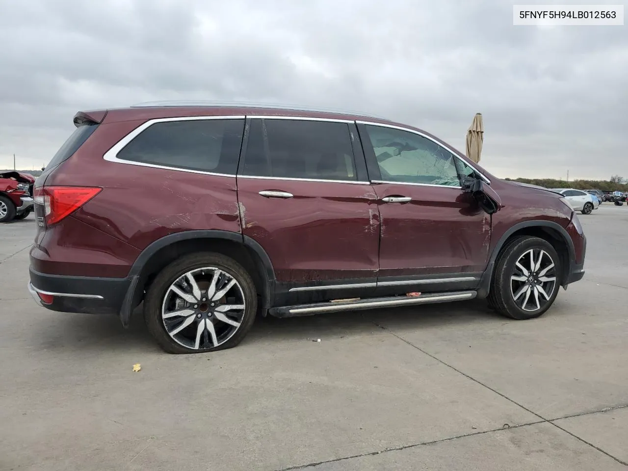 2020 Honda Pilot Touring VIN: 5FNYF5H94LB012563 Lot: 78901744