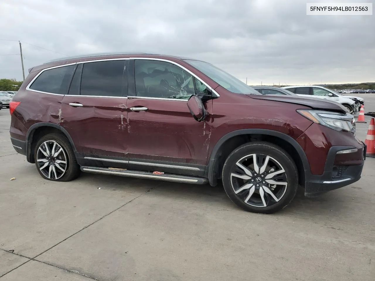 2020 Honda Pilot Touring VIN: 5FNYF5H94LB012563 Lot: 78901744