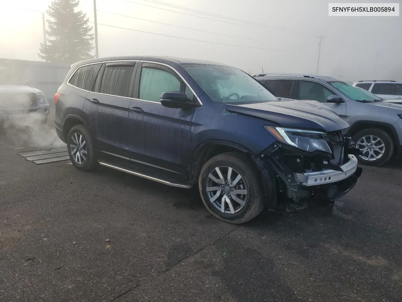 2020 Honda Pilot Exl VIN: 5FNYF6H5XLB005894 Lot: 80063504