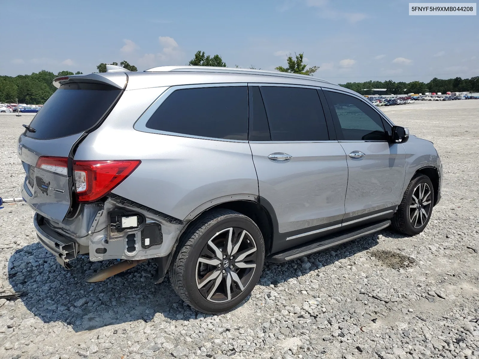 2021 Honda Pilot Touring VIN: 5FNYF5H9XMB044208 Lot: 65608254