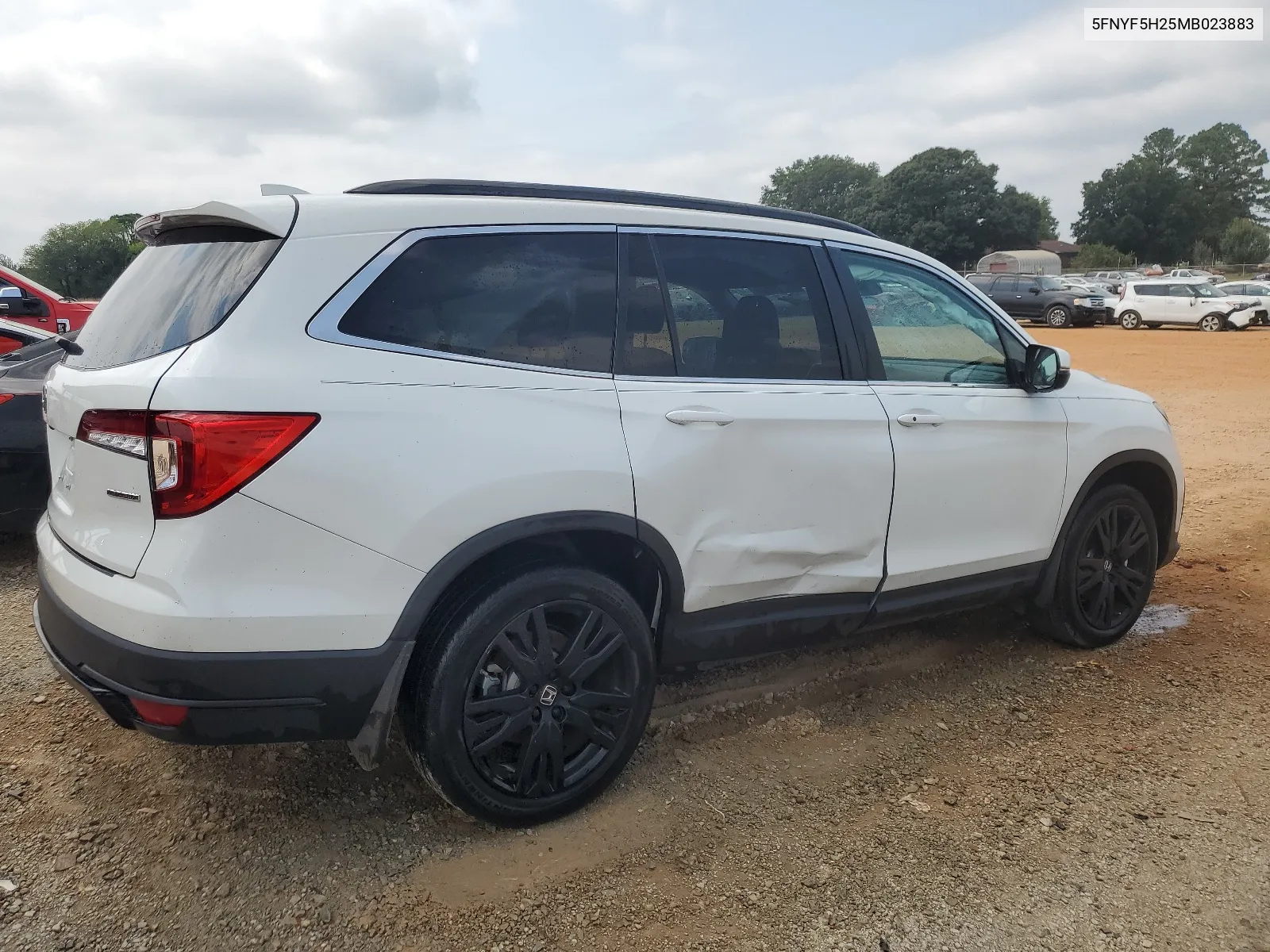 2021 Honda Pilot Se VIN: 5FNYF5H25MB023883 Lot: 66728034