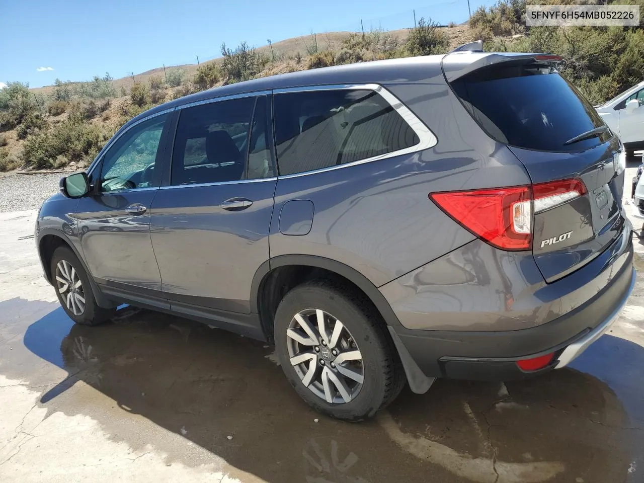 2021 Honda Pilot Exl VIN: 5FNYF6H54MB052226 Lot: 67538644