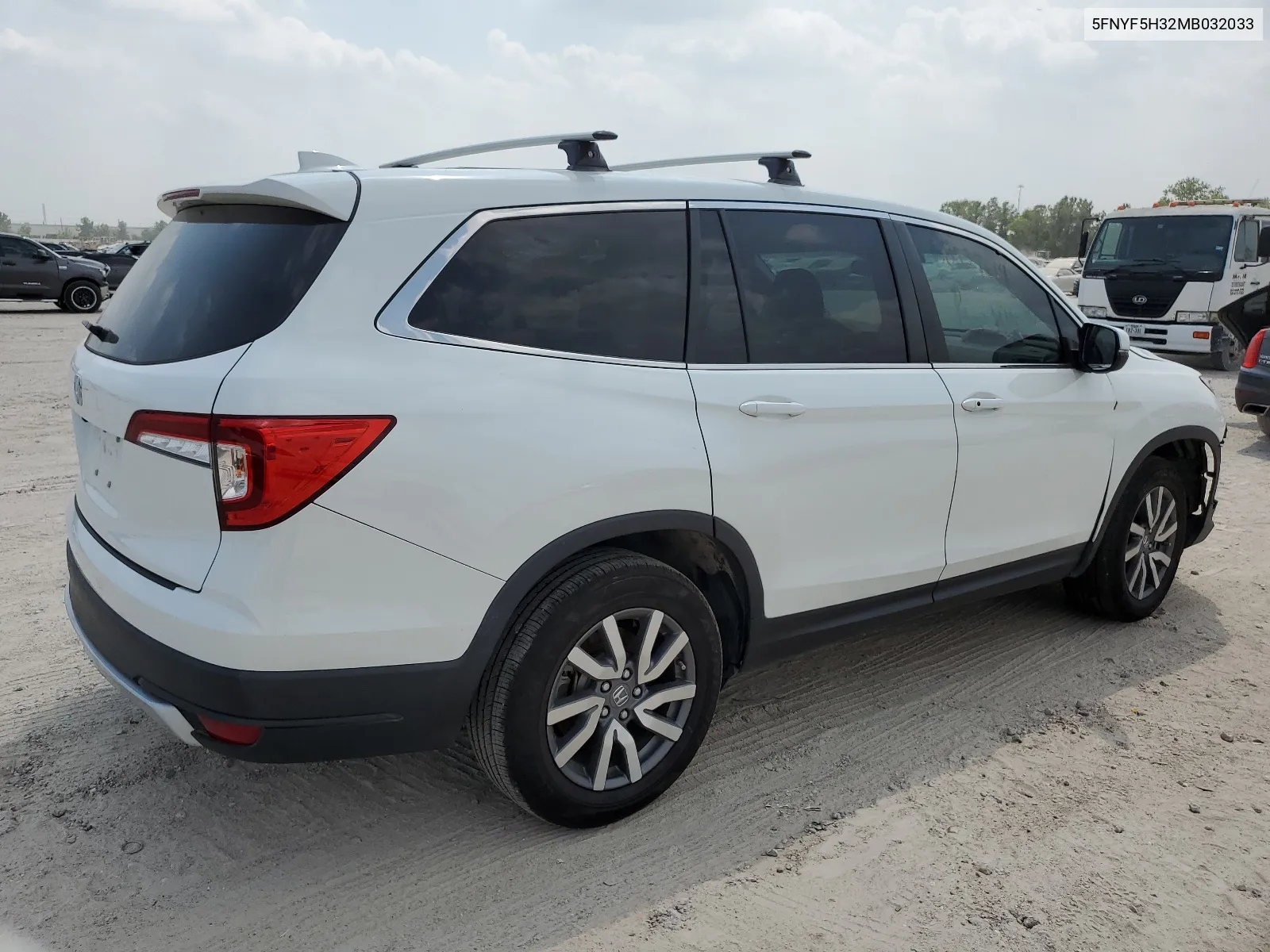 2021 Honda Pilot Ex VIN: 5FNYF5H32MB032033 Lot: 68537614