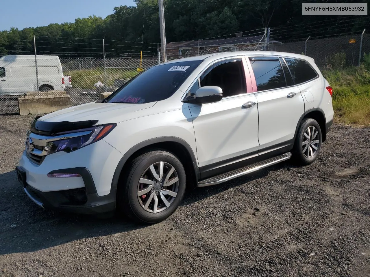 2021 Honda Pilot Exl VIN: 5FNYF6H5XMB053932 Lot: 68847124