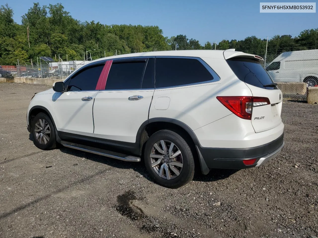 2021 Honda Pilot Exl VIN: 5FNYF6H5XMB053932 Lot: 68847124