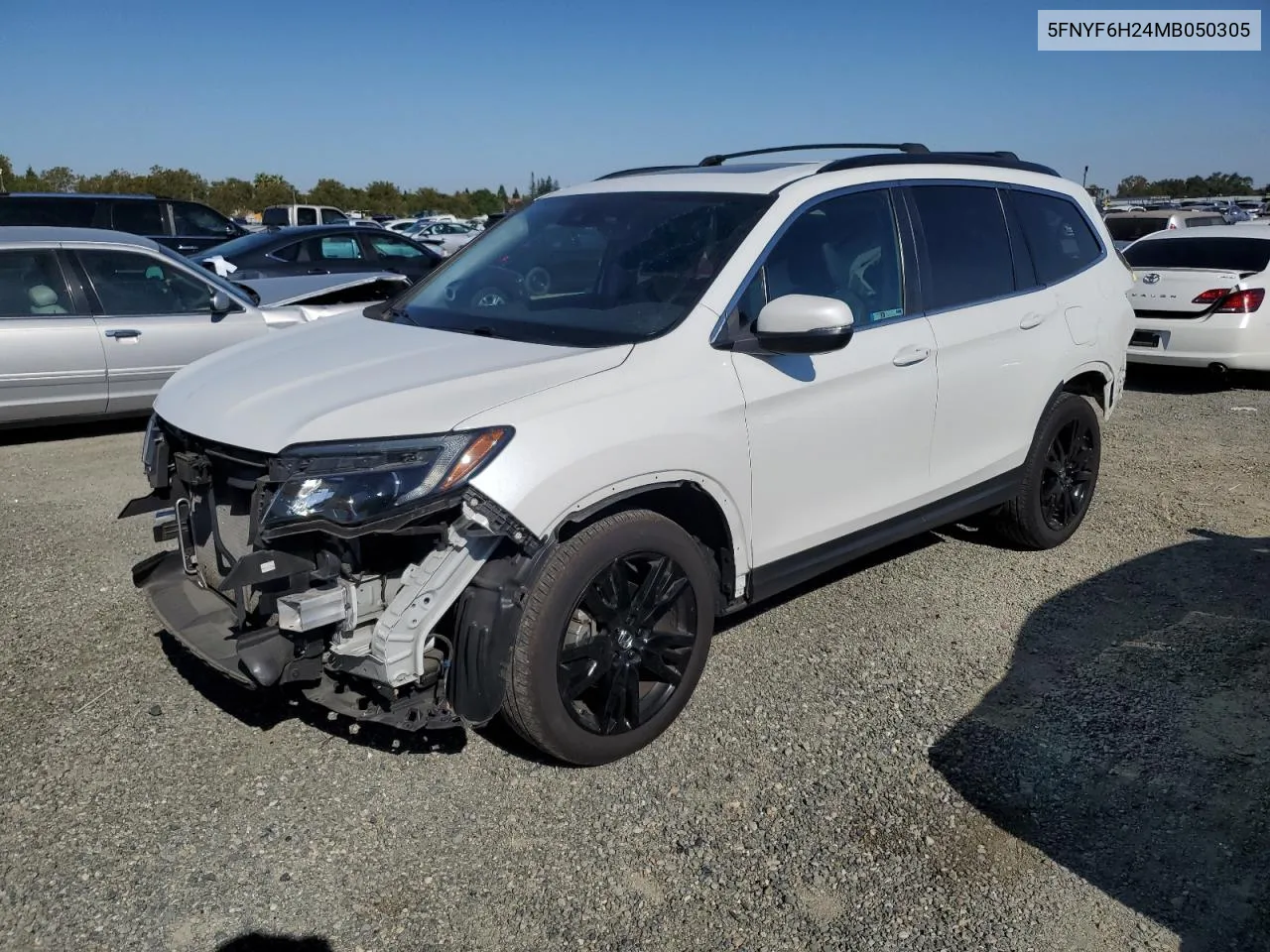 2021 Honda Pilot Se VIN: 5FNYF6H24MB050305 Lot: 68884874