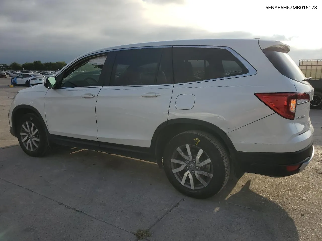 2021 Honda Pilot Exl VIN: 5FNYF5H57MB015178 Lot: 69724564