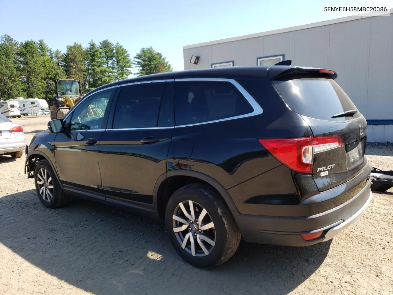 2021 Honda Pilot Exl VIN: 5FNYF6H58MB020086 Lot: 70008224